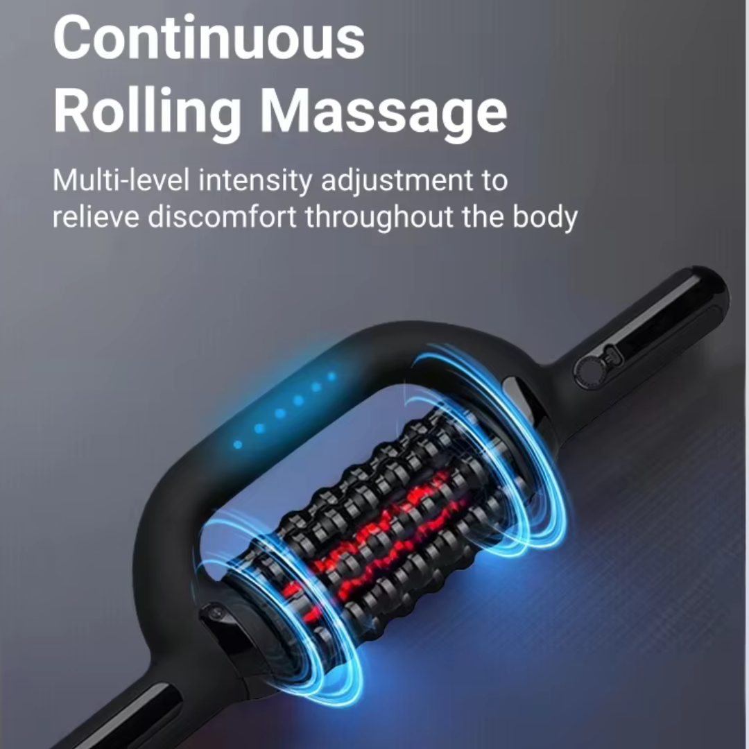 VYRA PRO™ THE NEW ADVANCED POWER VX DEEP TISSUE 360 RED LIGHT CONTOUR ROLLER