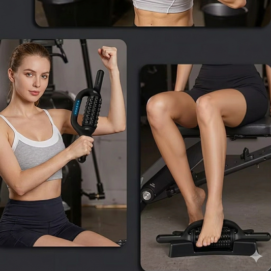 VYRA PRO™ THE NEW ADVANCED POWER VX DEEP TISSUE 360 RED LIGHT CONTOUR ROLLER
