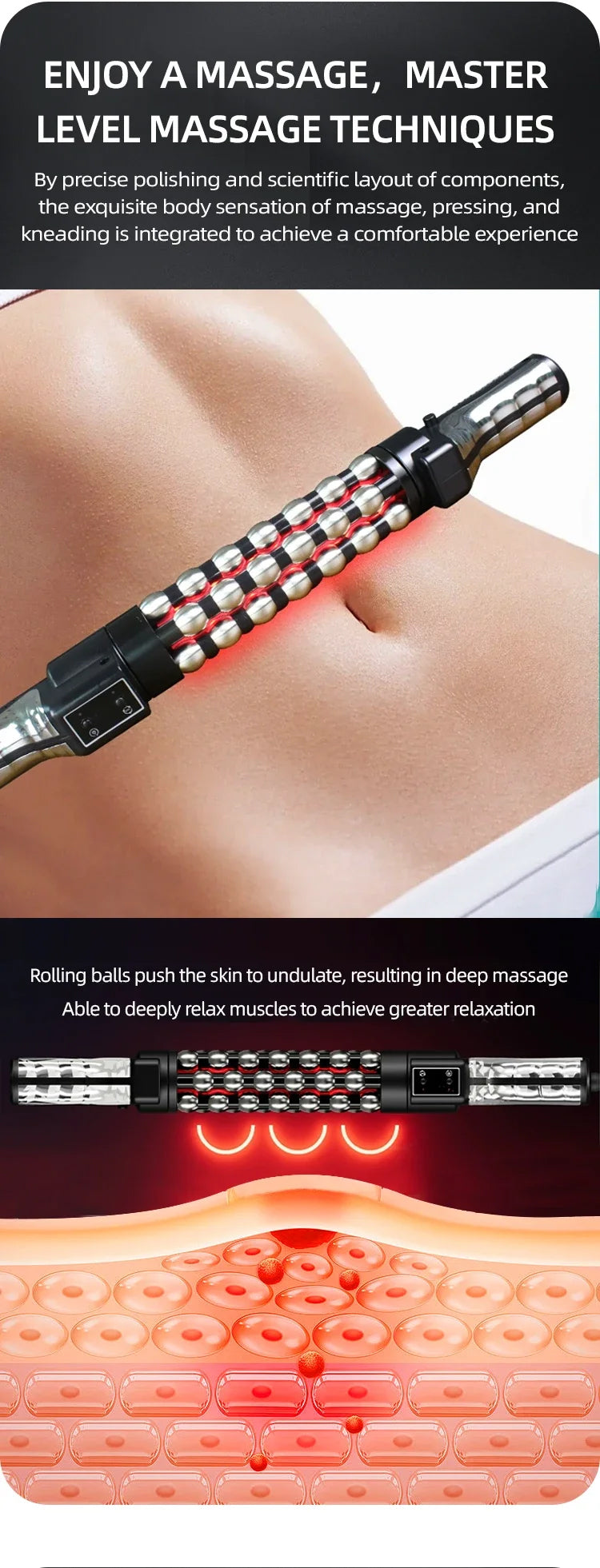 The 360 Red Light Lipo-Sculpting Roller™ - GETSCULPTED360