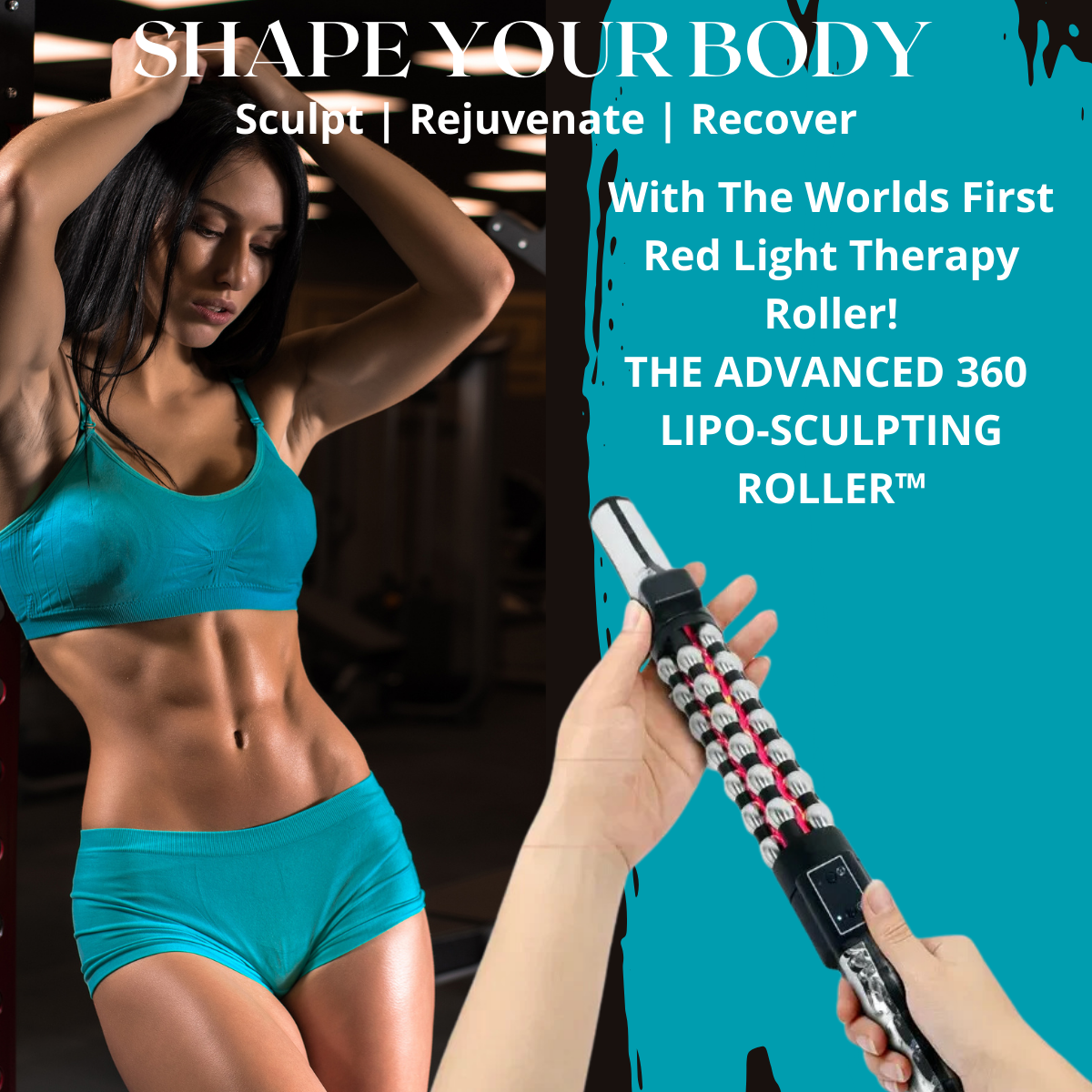 The 360 Red Light Lipo-Sculpting Roller™ - GETSCULPTED360